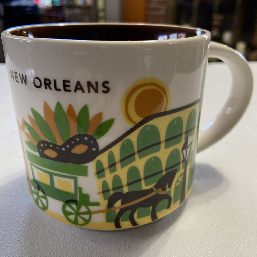 Starbucks New Orleans You Are Here Series Collection 14oz Coffee Tea Mug Cup ☕️